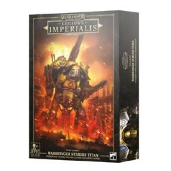 WARHAMMER : LEGIONS IMPERIALIS -  WARBRINGER NEMESIS TITAN WITH QUAKE CANNON, VOLCANO CANNON, AND LASER BLASTER -  TITAN LEGIONS