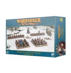 WARHAMMER : THE OLD WORLD -  BATTALION -  DWARFEN MOUNTAIN HOLDS