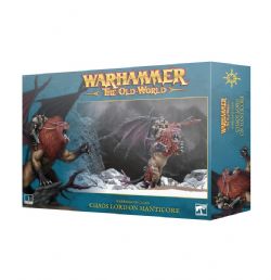 WARHAMMER : THE OLD WORLD -  CHAOS LORD ON MANTICORE -  WARRIORS OF CHAOS