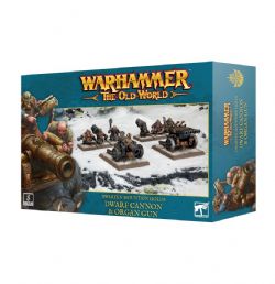 WARHAMMER : THE OLD WORLD -  DWARF CANNON & ORGAN GUN -  DWARFEN MOUNTAIN HOLDS