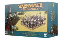 WARHAMMER : THE OLD WORLD -  KNIGHTS OF THE REALM ON FOOT -  KINGDOM OF BRETONNIA