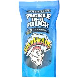 WARHEADS -  VAN HOLTEN'S PICKLE IN-A POUCH EXTREME SOUR BLUE RASPBERRY