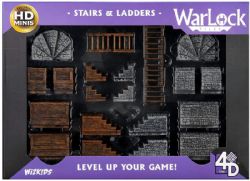 WARLOCK TILES -  DUNGEON TILES - STAIRS & LADDERS -  MINIATURE TERRAIN