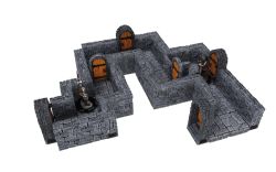 WARLOCK TILES -  STRAIGHT WALL EXPANSION -  DUNGEON TILES