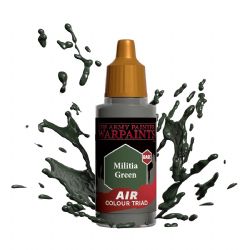 WARPAINTS AIR -  WARPAINTS - ACRYLICS: AIR MILITIA GREEN (18 ML) -  ARMY PAINTER AP1 #3110