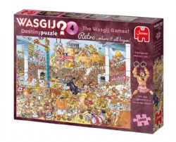 WASGIJ DESTINY -  THE WASGIJ GAMES! (1000 PIECES) -  RETRO 4