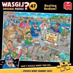WASGIJ ORIGINAL -  BOATING BEDLAM (1000 PIECES) 47