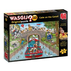 WASGIJ ORIGINAL -  CALM ON THE CANAL (1000 PIECES) 33 33