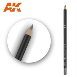 WATERCOLOR PENCIL -  DARK ALUMINUM NICKEL -  AK INTERACTIVE