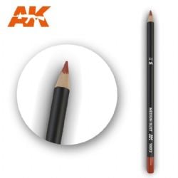 WATERCOLOR PENCIL -  MEDIUM RUST -  AK INTERACTIVE