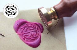 WAX SEAL STAMP -  FLOWERS STAMP