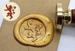 WAX SEAL STAMP -  LANNISTER STAMP