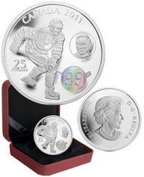 WAYNE GRETZKY -  WAYNE AND WALTER GRETZKY -  2011 CANADIAN COINS