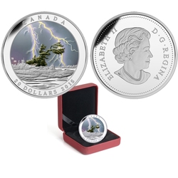 WEATHER PHENOMENON -  SUMMER STORM -  2015 CANADIAN COINS 01