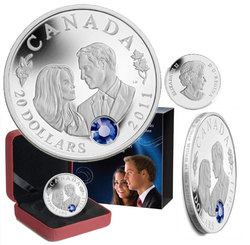 WEDDING CELEBRATION -  PRINCE WILLIAM AND MISS CATHERINE MIDDLETON -  2011 CANADIAN COINS