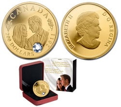 WEDDING CELEBRATION -  PRINCE WILLIAM AND MISS CATHERINE MIDDLETON -  2011 CANADIAN COINS