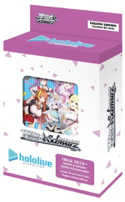 WEISS SCHWARZ -  4TH GENERATION TRIAL DECK+ (ENGLISH) -  HOLOLIVE PRODUCTION