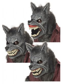 WEREWOLF -  WEREWOLF MASK WITH MOBILE MOUTH