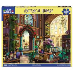 WHITE MOUNTAIN PUZZLES -  BOTANICAL LIBRARY (1000 PIECES)