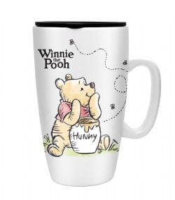 WINNIE THE POOH -  CERAMIC TRAVEL MUG (16 OZ)