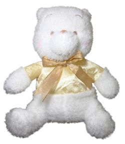 WINNIE THE POOH -  WHITE AND GOLD POOH PLUSH (16