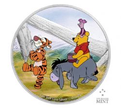WINNIE THE POOH -  WINNIE THE POOH AND FRIENDS -  2020 NEW ZEALAND COINS 04