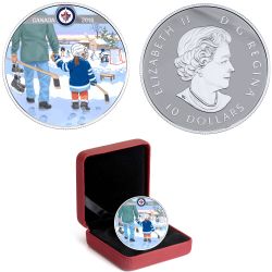WINNIPEG JETS -  LEARNING TO PLAY -  2018 CANADIAN COINS