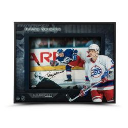 WINNIPEG JETS -  TEEMU SELANNE - WINNIPEG YOUNG GUNS - AUTOGRAPHED SHADOW BOX (20.5