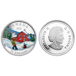 WINTER SCENE -  2015 CANADIAN COINS