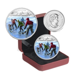 WINTER SPORTS -  POND HOCKEY -  2014 CANADIAN COINS 01
