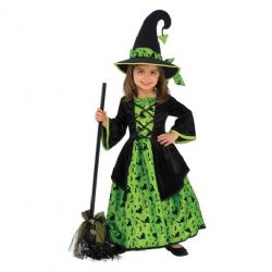 WITCH -  GREEN WITCH COSTUME (CHILD)