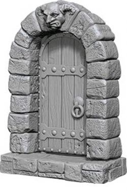 WIZKIDS DEEP CUTS UNPAINTED MINIATURES -  DOORS(2) -  RPG MINIATURE