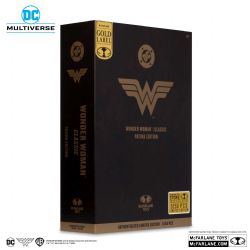 WONDER WOMAN -  WONDER WOMAN (CLASSIC) FIGURE - PATINA EDITION - GOLD LABEL - DC MULTIVERSE -  MCFARLANE TOYS