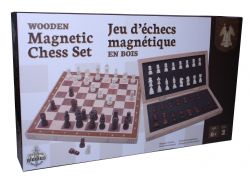 WOODEN MAGNETIC TRAVEL CHESS SET