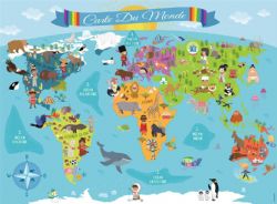 WORLD MAP (150 PIECES) - 7+ -  MON COMPLICE RÉUSSITE!
