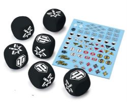 WORLD OF TANKS -  TANK ACE DICE AND DECALS (ENGLISH)