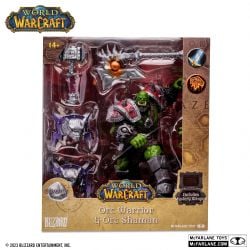 WORLD OF WARCRAFT -  ORC WARRIOR AND ORC SHAMAN FIGURE COMMON -  MCFARLANE TOYS