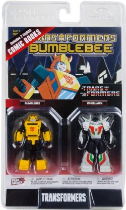 WTRANSFORMERS -  TRANSFORMERS 3IN FIGURE WITH COMIC 2PK W1ASST