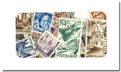 WURTTEMBERG -  100 ASSORTED STAMPS - WURTTEMBERG