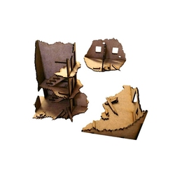 XOLK -  URBAN WARZONE KIT B -  MINIATURE TERRAIN