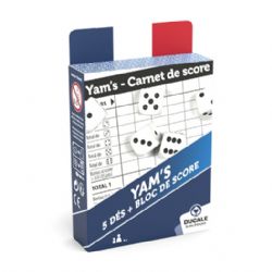 YAM'S -  CARNET DE SCORE + 5 DÉS