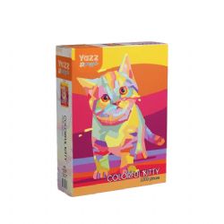 YAZZ PUZZLES -  COLORFUL KITTY (1000 PIECES)
