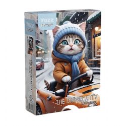 YAZZ PUZZLES -  THE DRIVER KITTY (1000 PIECES)