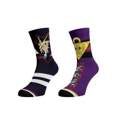 YU-GI-OH! -  CHARACTER SYMBOL 2 PACK KIDS SOCKS