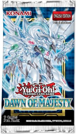 YU-GI-OH! -  DAWN OF MAJESTY BOOSTER PACK (ENGLISH) (P9/B24/C12) -  1ST EDITION