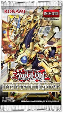 YU-GI-OH! -  DIMENSION FORCE BOOSTER PACK (ENGLISH) (P9/B24/C12)