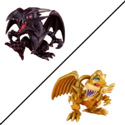 YU-GI-OH! -  DUEL MONSTERS : RED EYES BLACK DRAGON ＆THE WINGED DRAGON OF RA FIGURE SET -  MEGATOON
