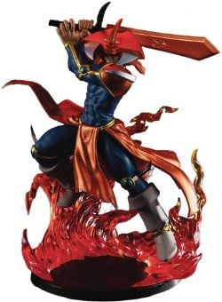 YU-GI-OH! -  FLAME SWORDMAN  FIGURE -  MONSTERS CHRONICLES