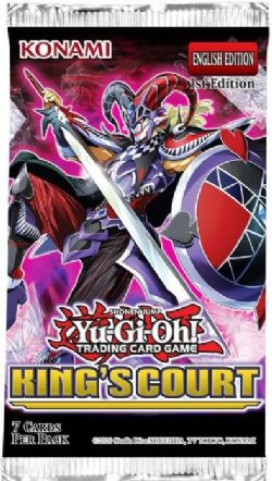 YU-GI-OH! -  KING'S COURT BOOSTER PACK (ENGLISH) (P7/B24/C12) -  1ST EDITION