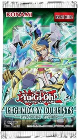 YU-GI-OH! -  LEGENDARY DUELISTS SYNCHRO STORM BOOSTER PACK (ENGLISH) -  1ST EDITION